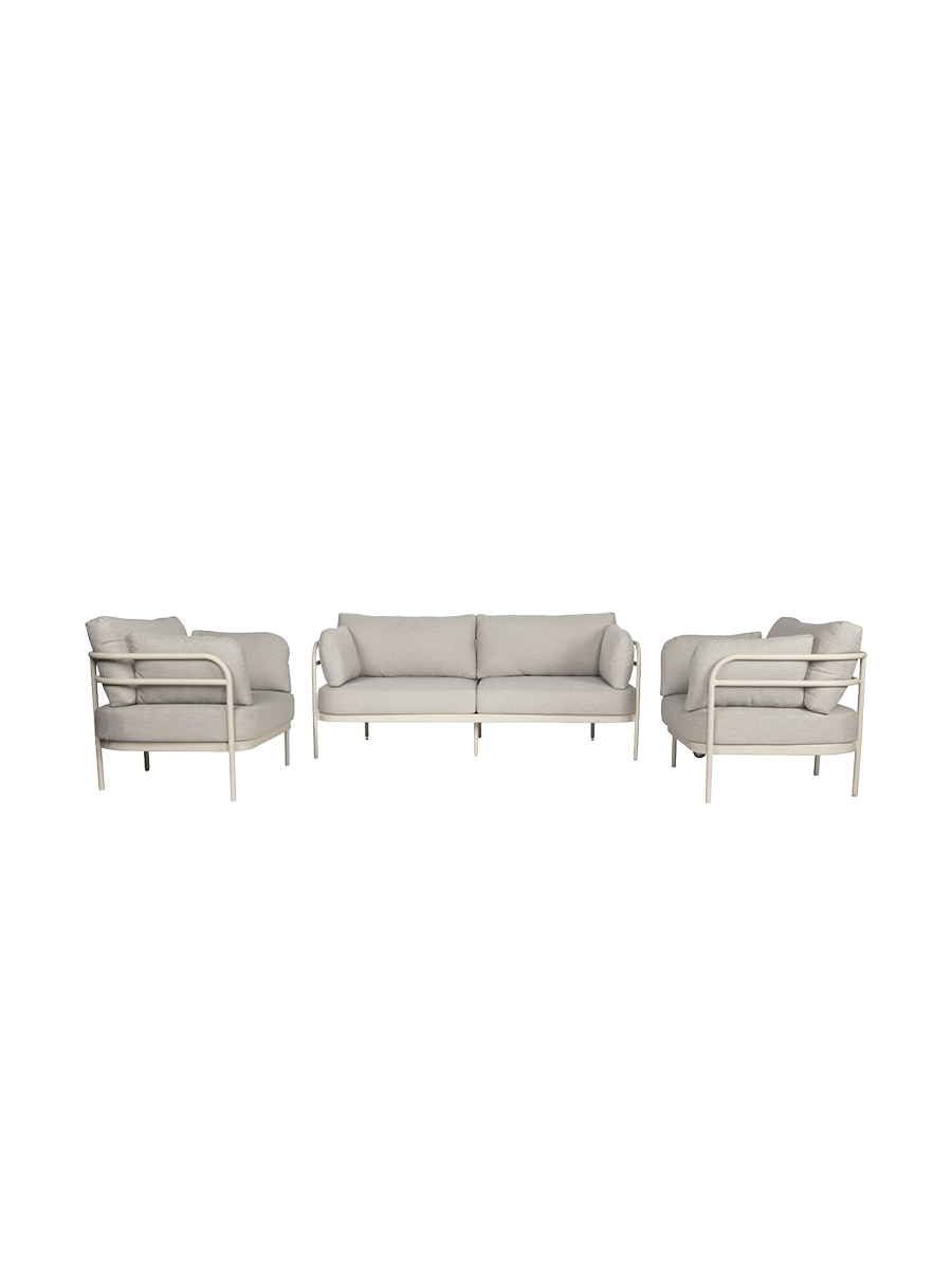
Design Gartenlounge Set „Vista“, 3-teilig