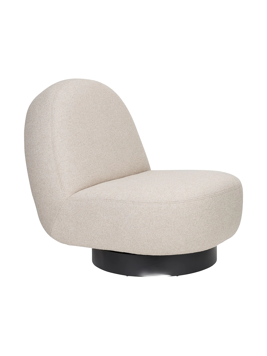 
Poltrona lounge di design girevole „Eden“ - Beige