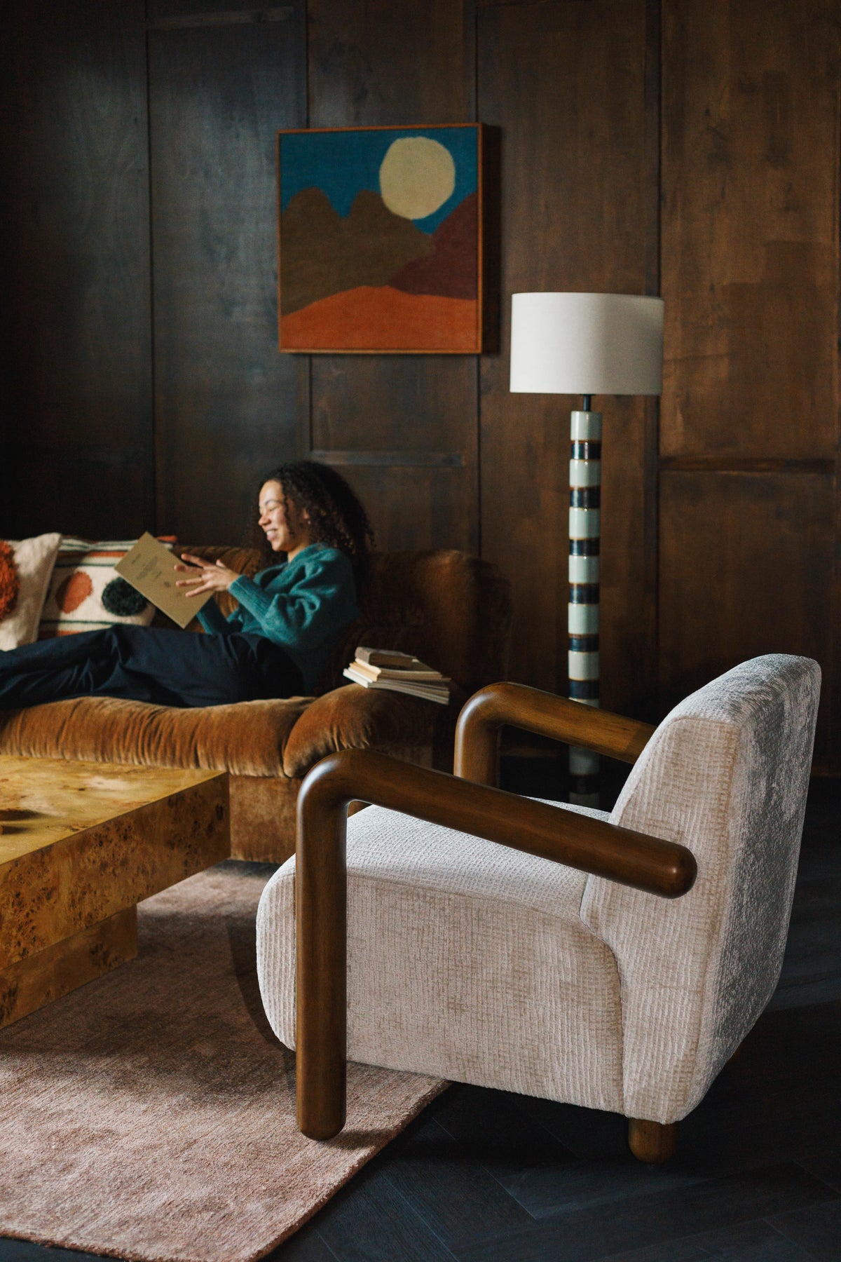 
Poltrona lounge di design «Robinson»