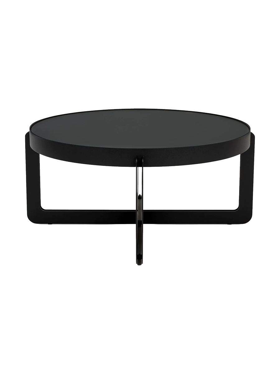 
Design Couchtisch „Centre“, verschiedene Grössen - Schwarz / Rund, Ø 68 x 30 cm
