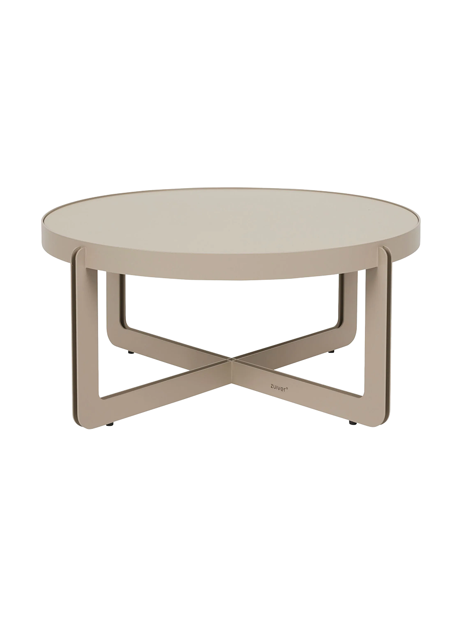 
Design Couchtisch „Centre“, verschiedene Grössen - Beige / Rund, Ø 68 x 30 cm