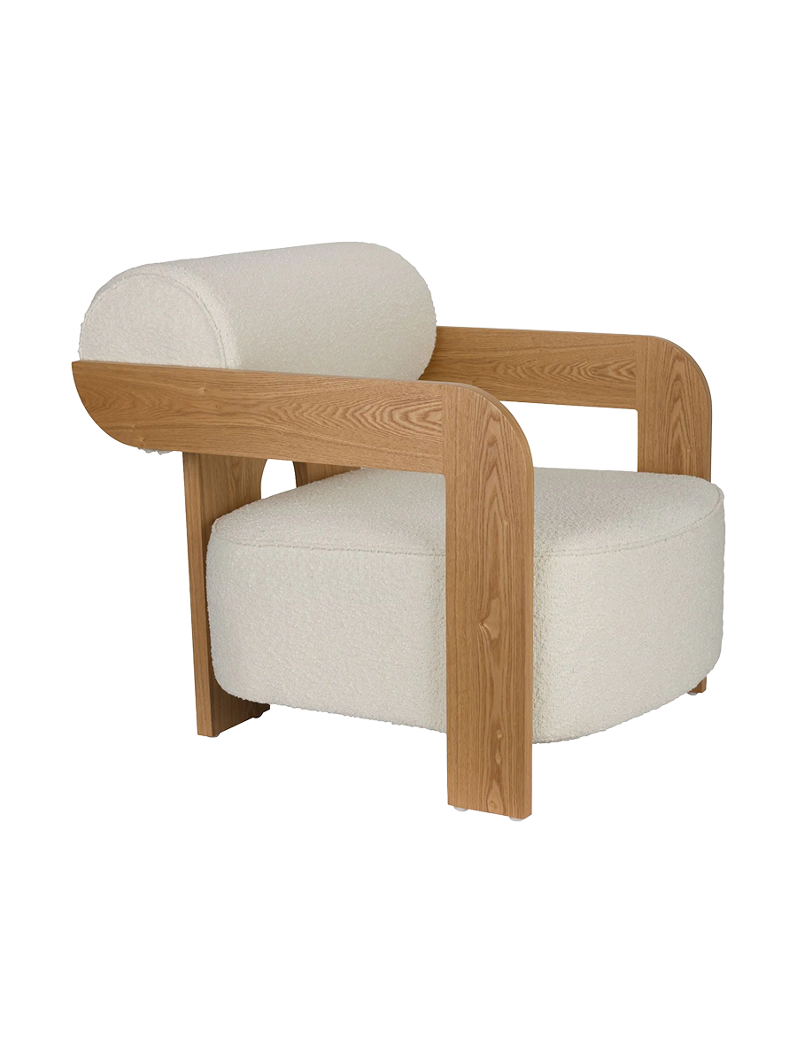 
Poltrona lounge di design „Oolong“ - Beige