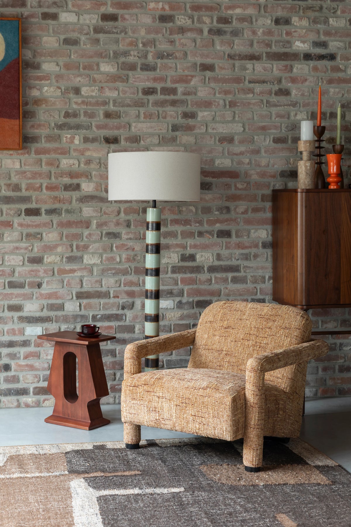 
Poltrona lounge di design «Kent» - Senape