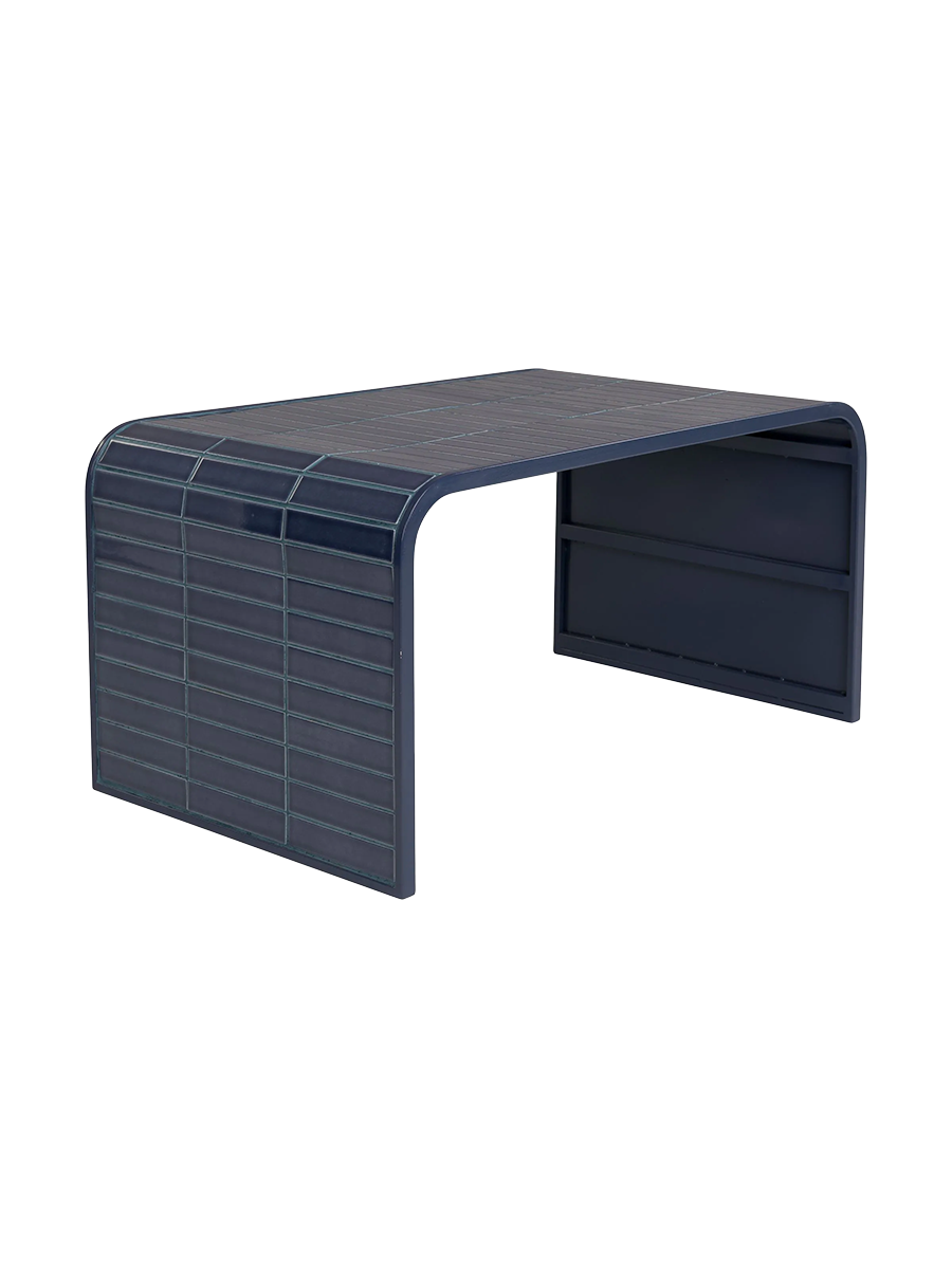 
Design Couchtisch „Tiles“ aus Keramik - Blau