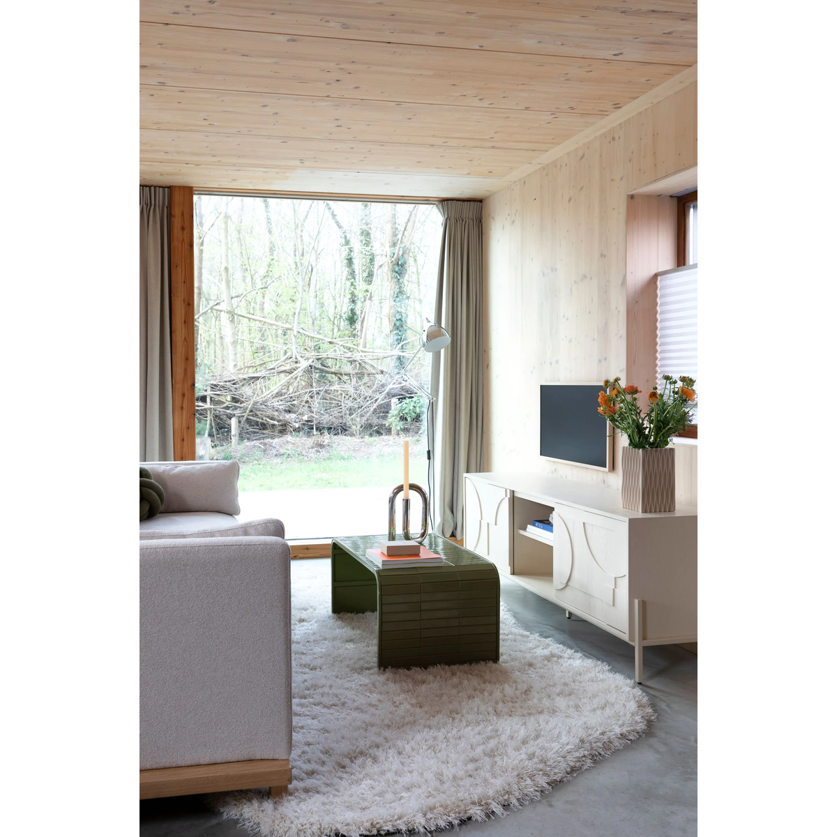 
Design Couchtisch „Tiles“ aus Keramik - Grün
