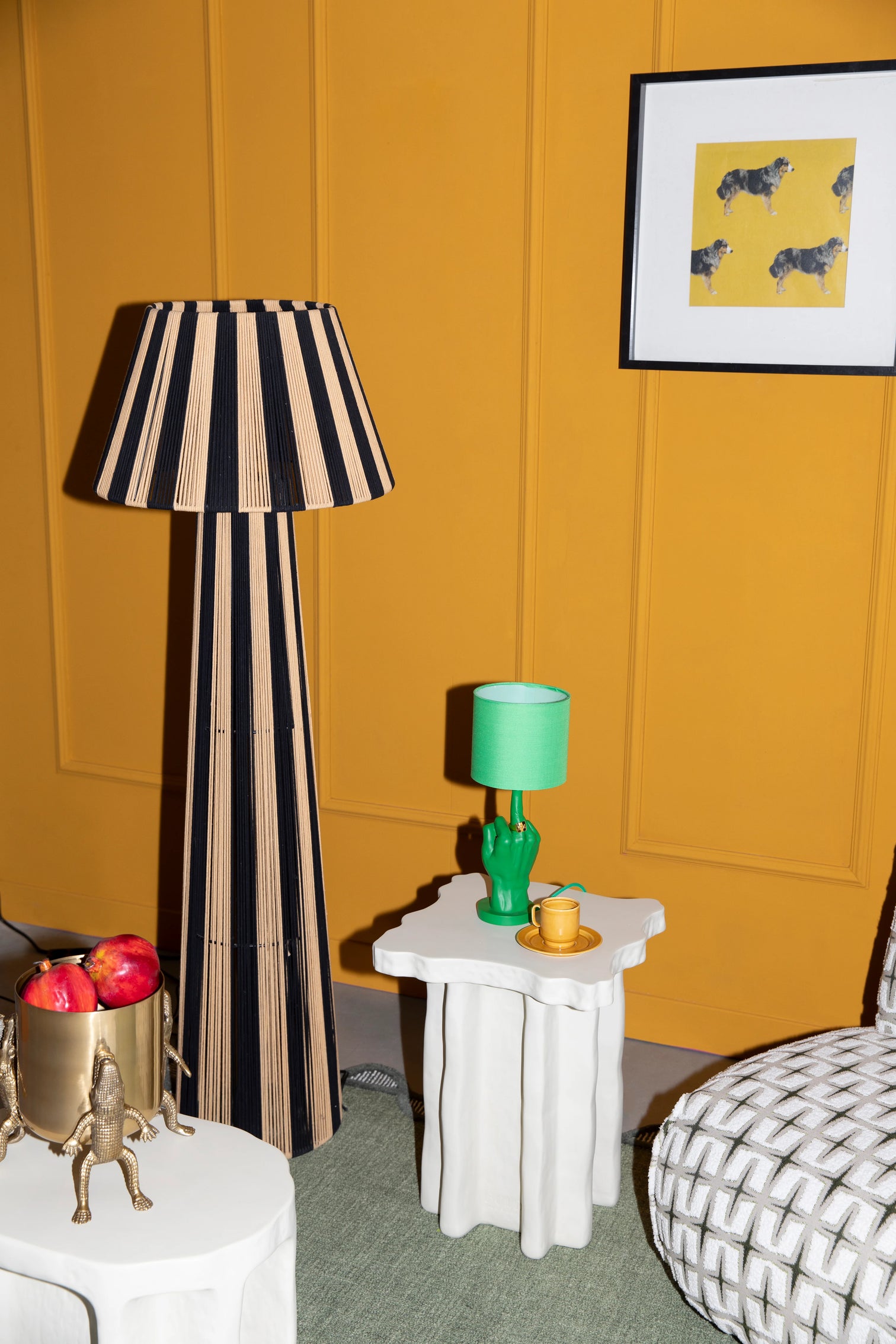 
Floor Lamp Design "Stripe it Up"