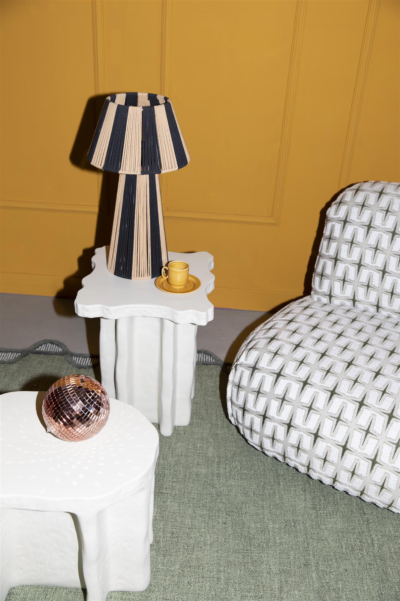 
"Stripe it up" Designer Table Lamp