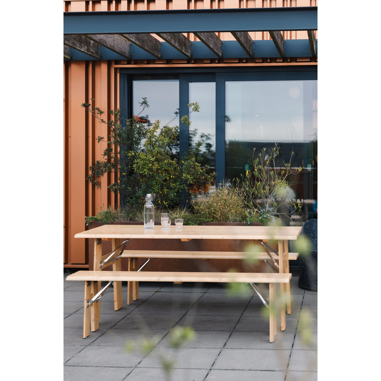 
Banc de jardin massif « Avenue » - Naturel