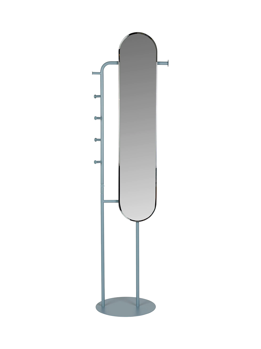 
Miroirs et porte-manteaux design « Vero » - Bleu
