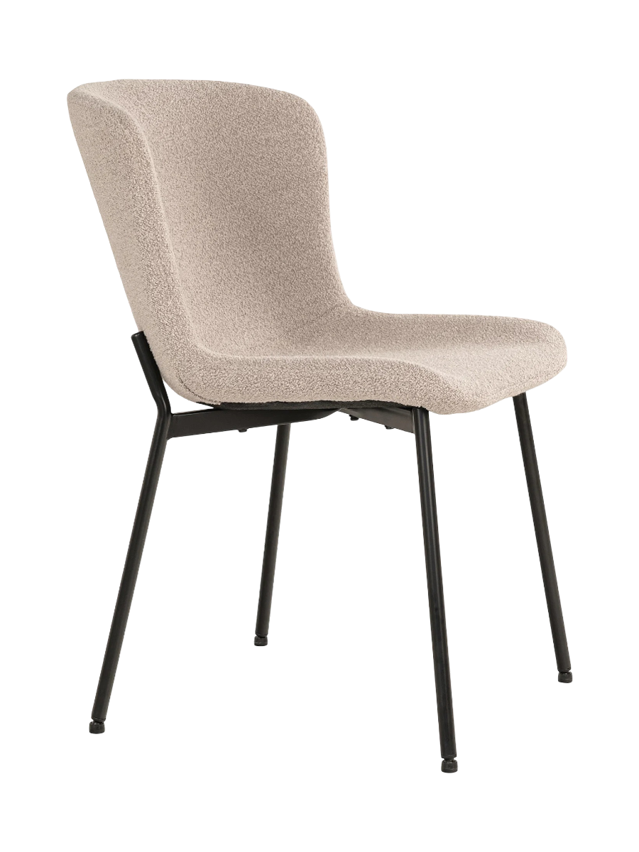 
Sgabello da bar di design in legno massello «Cecile» - Naturale