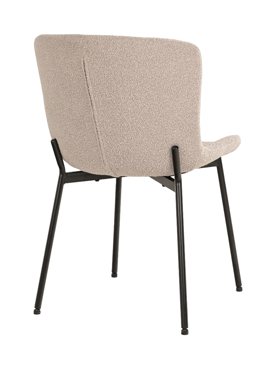 
Sgabello da bar di design in legno massello «Cecile» - Naturale