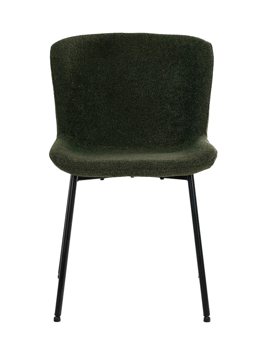 
Chaise de salle à manger design « Macedo » - Vert foncé