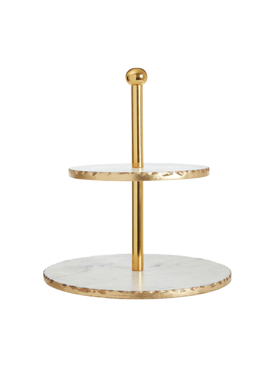 
Elegant Tiered Stand "White Marble" Ø 30 cm