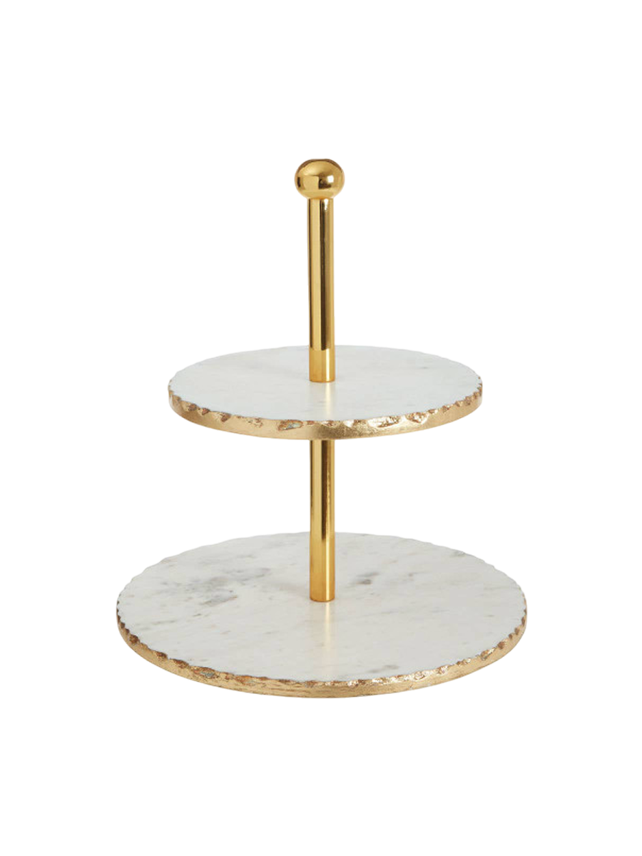 
Elegant Tiered Stand "White Marble" Ø 30 cm