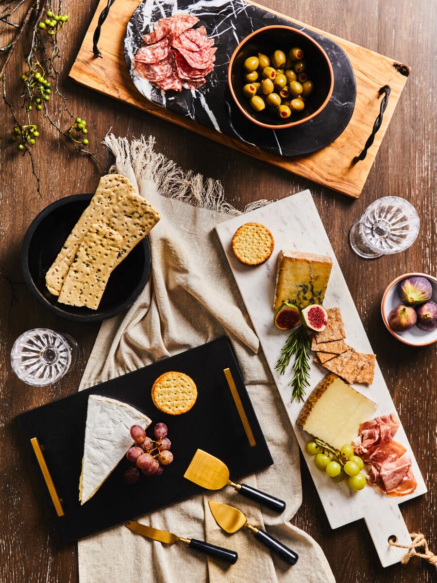 
Large Marble Cutting and Serving Board "Salerno"