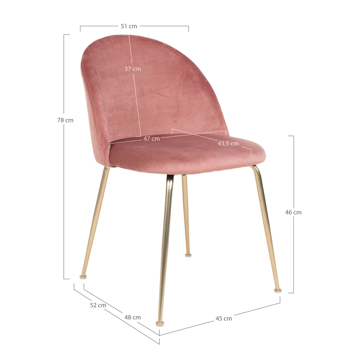
Sedia da pranzo di design «Geneva»