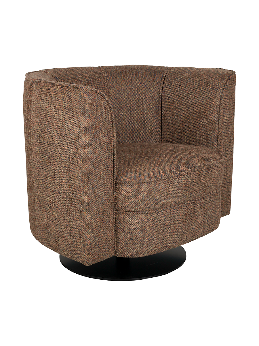 
Poltrona lounge girevole «Flower» - Braun