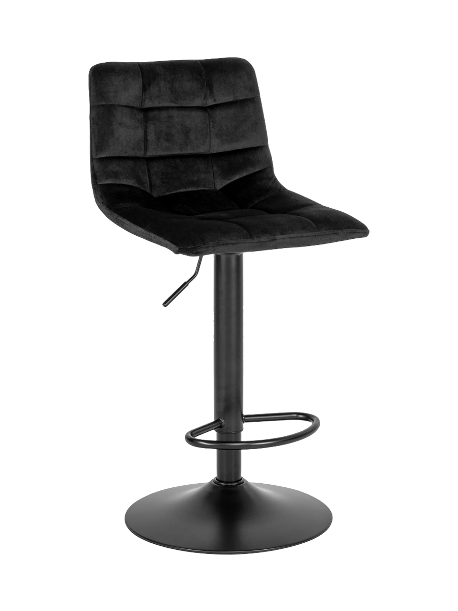
Tabouret de bar design « Middelfart » réglable en hauteur - Pied : Noir, Assise : Noir