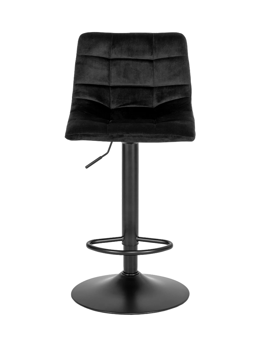 
Tabouret de bar design « Middelfart » réglable en hauteur - Pied : Noir, Assise : Noir