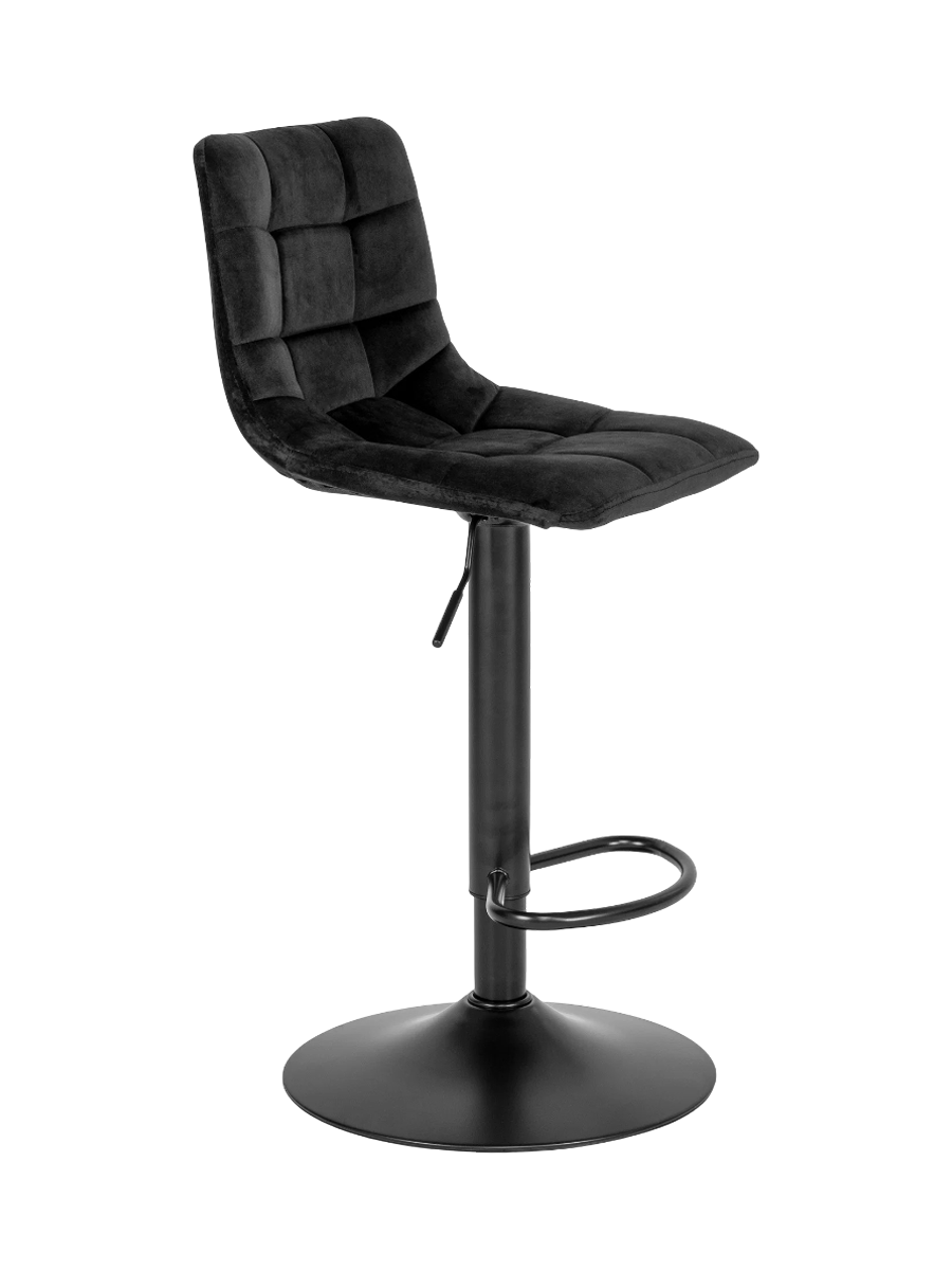 
Tabouret de bar design « Middelfart » réglable en hauteur - Pied : Noir, Assise : Noir