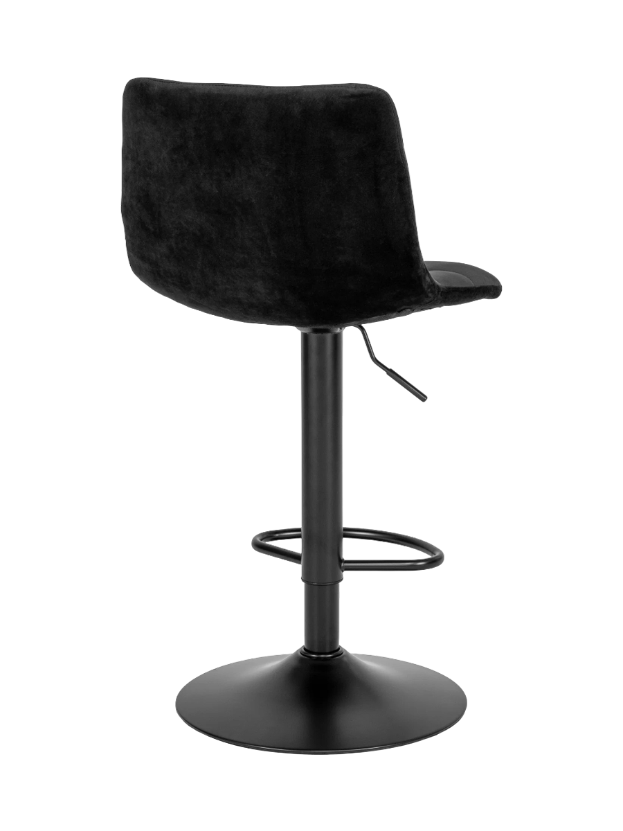 
Tabouret de bar design « Middelfart » réglable en hauteur - Pied : Noir, Assise : Noir