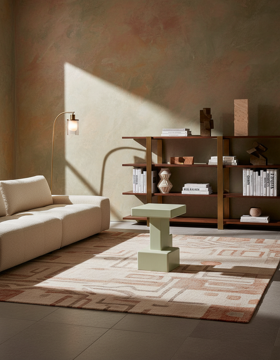 
Design Side Table "Blast" - Soft Green