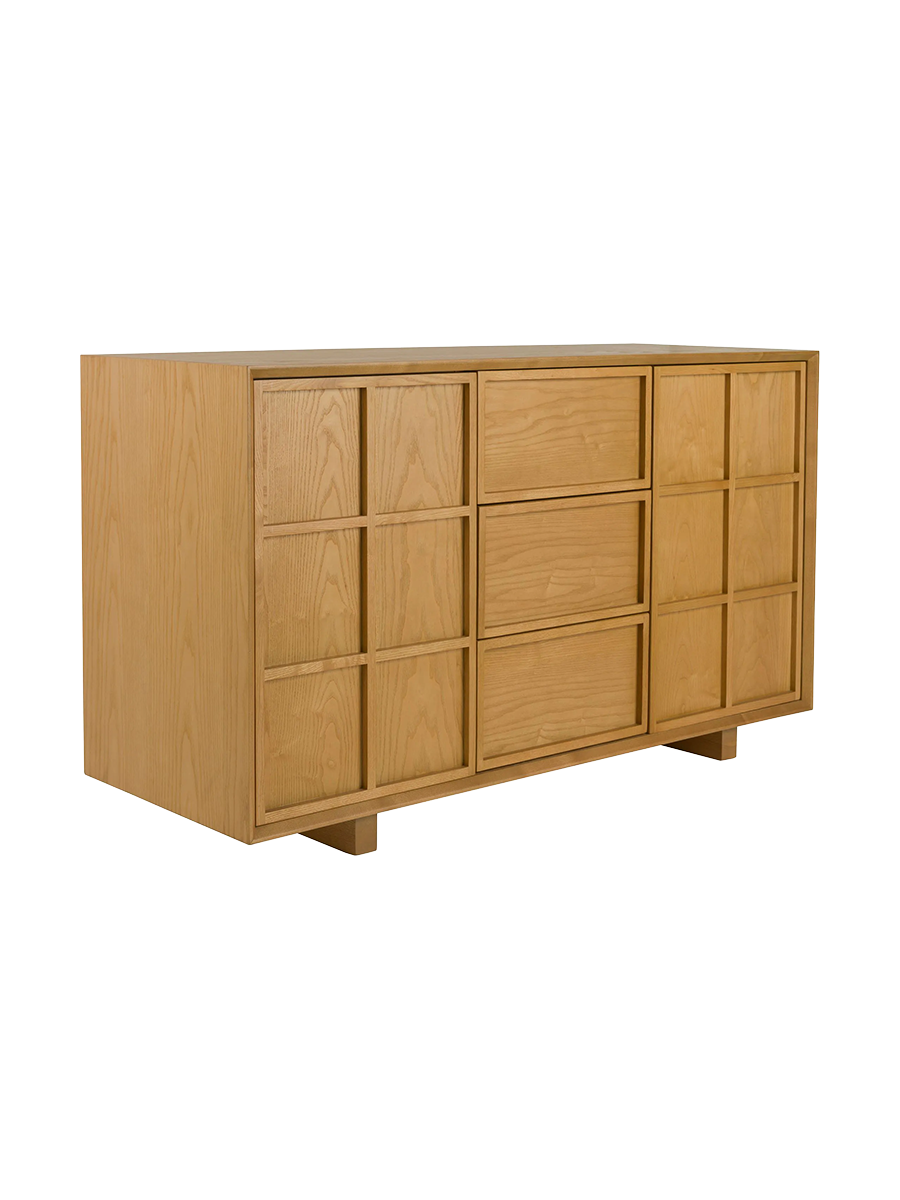 
Credenza di design massiccia «Raster»