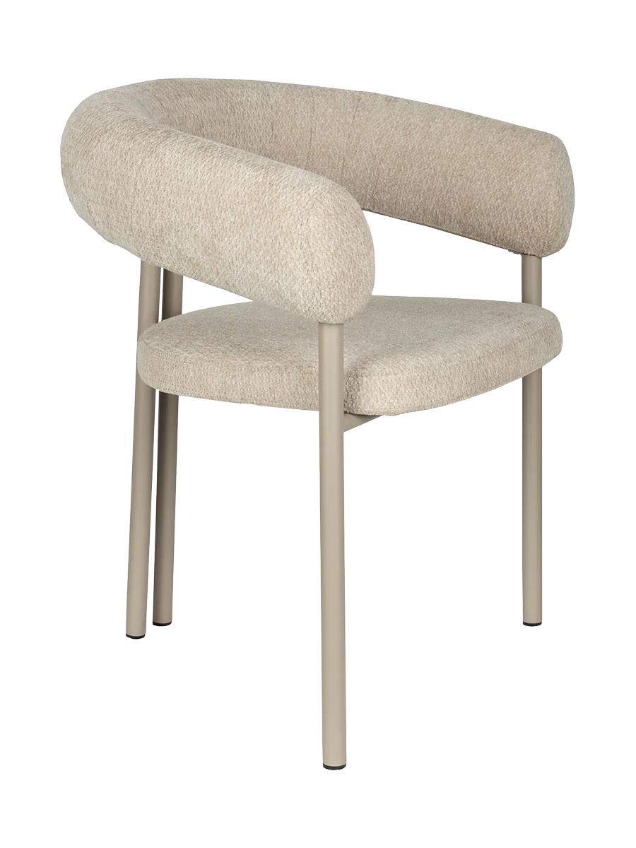 
High-quality designer armchair "Heels" - Beige