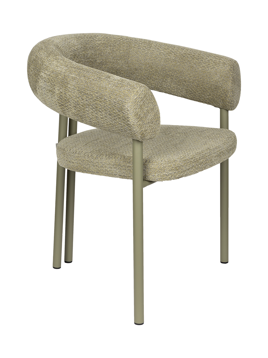 
High-quality designer armchair "Heels" - Green