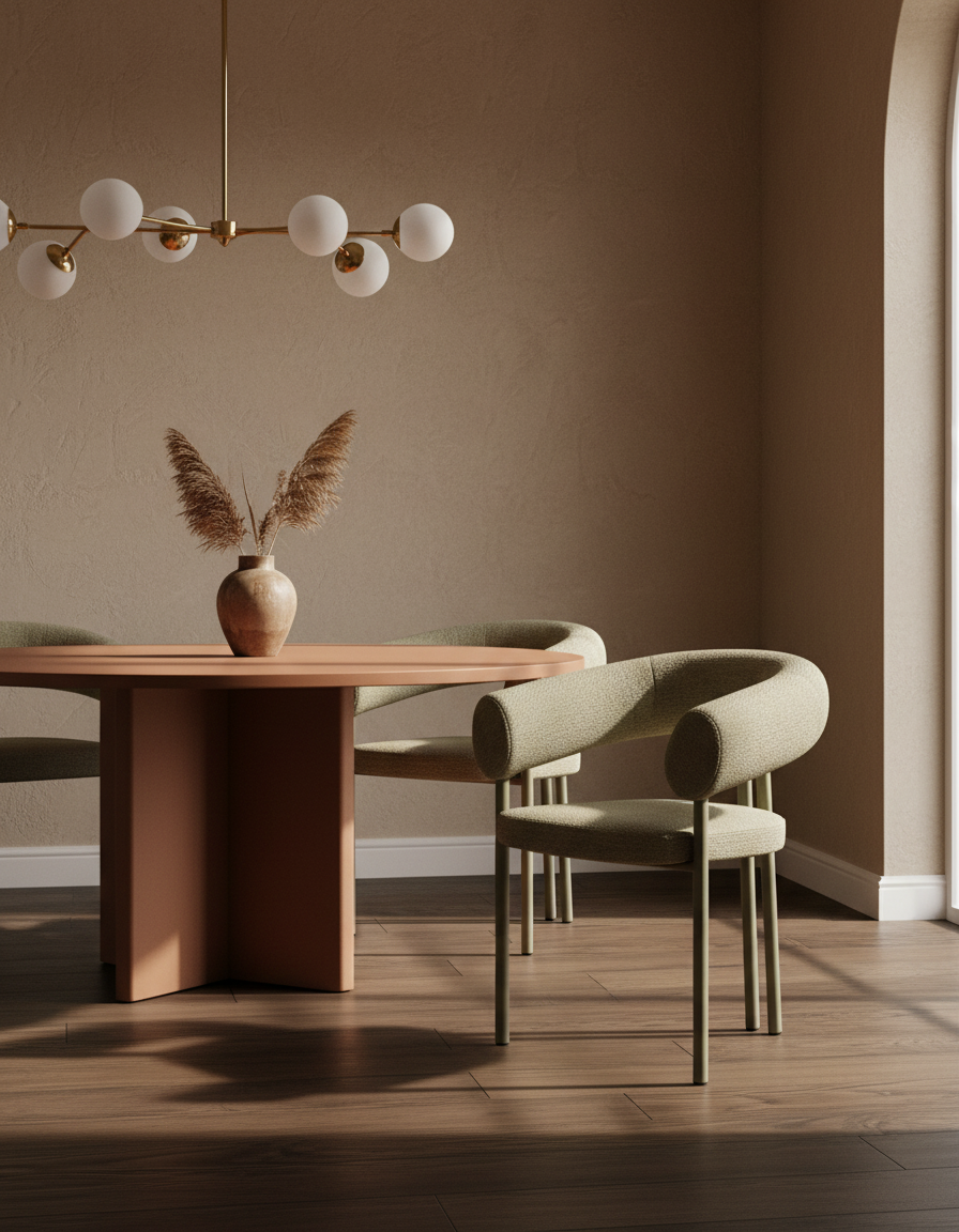 
High-quality designer armchair "Heels" - Green