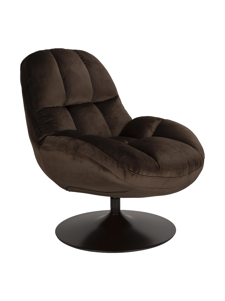 
Poltrona lounge girevole di design «Beaty» - Braun