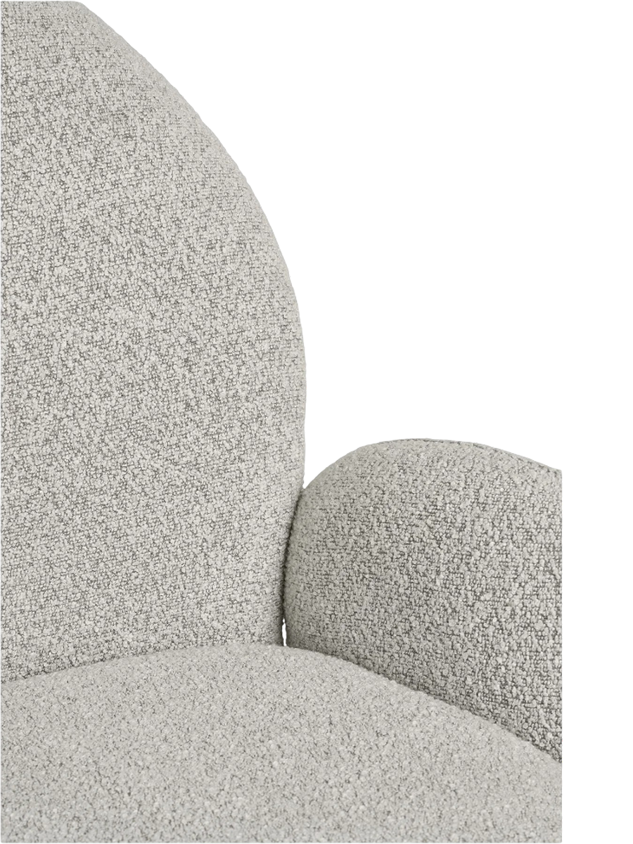 
Chaise de salle à manger design « Lana » pivotante à 180° avec accoudoirs