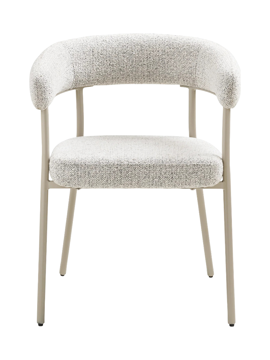 
Design Esszimmerstuhl „Trivio“ mit Armlehnen - Sand