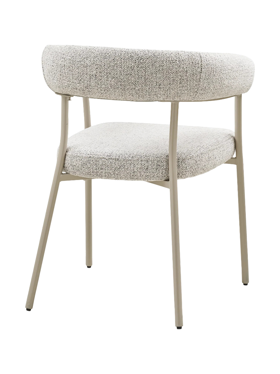 
Design Esszimmerstuhl „Trivio“ mit Armlehnen - Sand