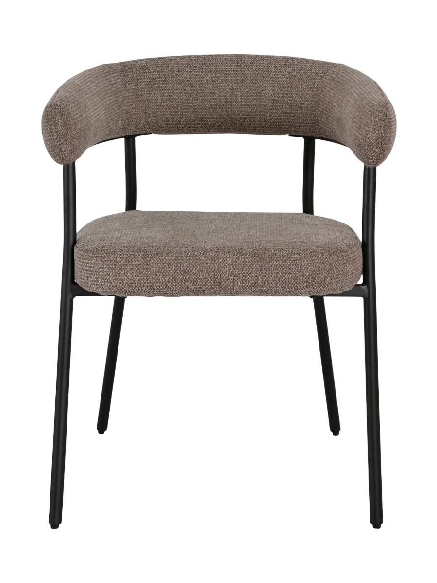 
Design Esszimmerstuhl „Trivio“ mit Armlehnen - Braun