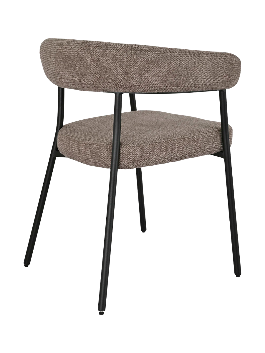 
Design Esszimmerstuhl „Trivio“ mit Armlehnen - Braun