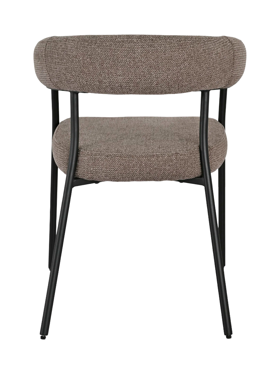 
Design Esszimmerstuhl „Trivio“ mit Armlehnen - Braun
