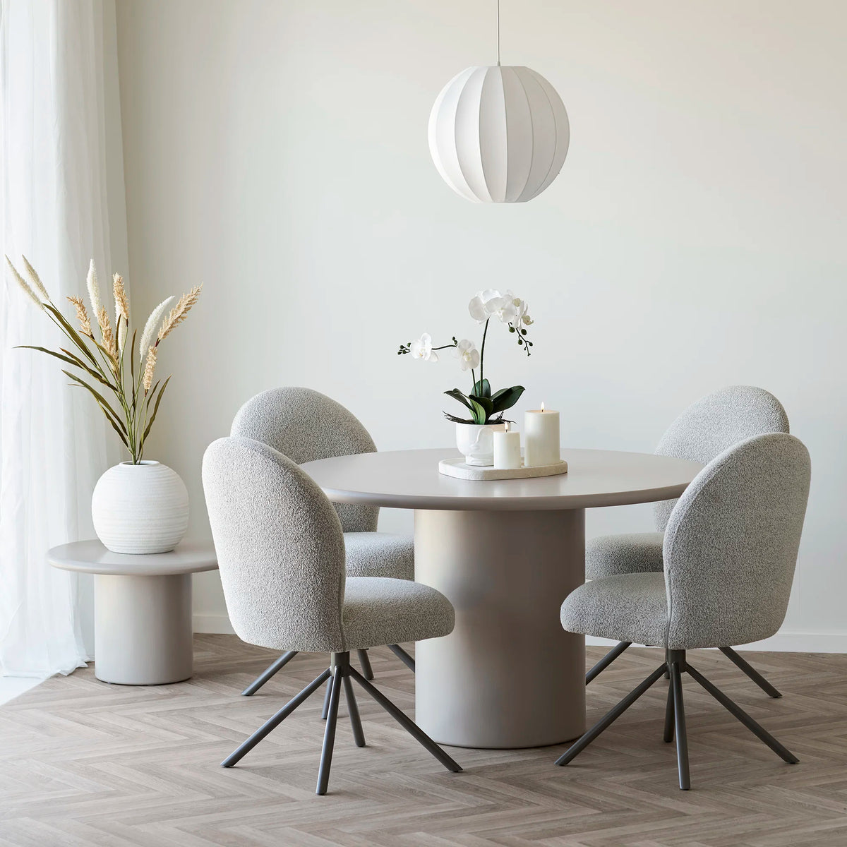 
Sedia da pranzo di design «Lana» girevole a 180°