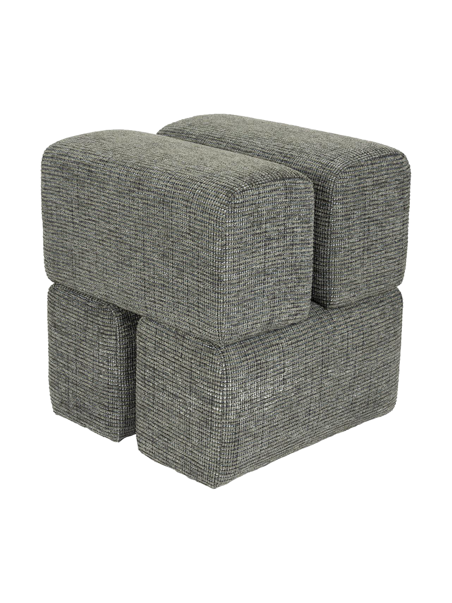 
Tabouret design « Staple » - Gris-vert