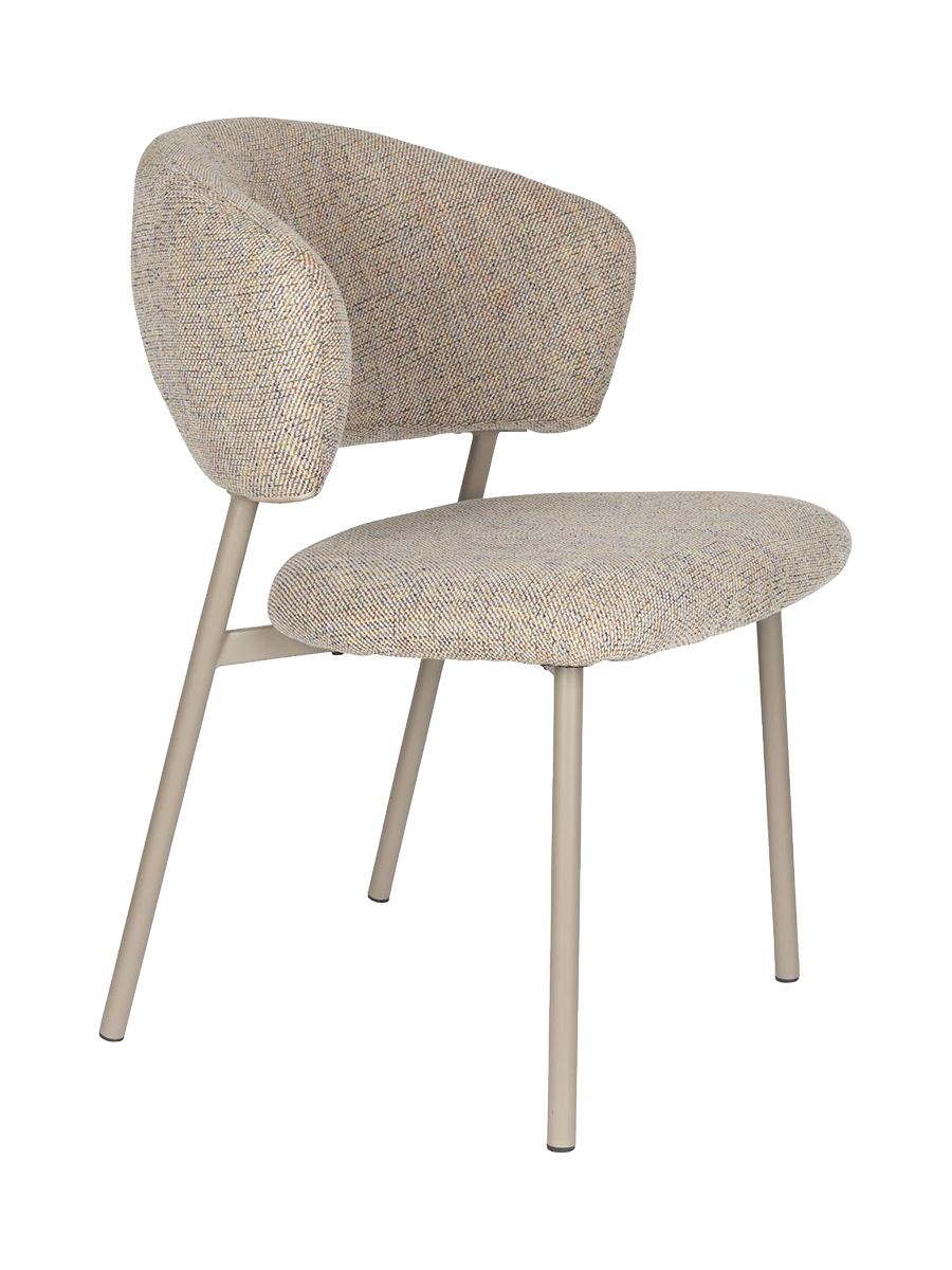 
High-Quality Dining Chair "Claes" - Frame: Beige, Upholstery: Beige