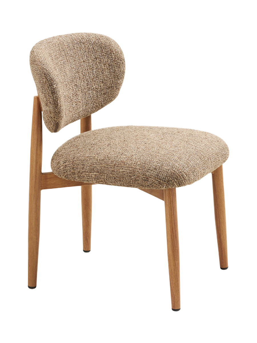 
Sedia da pranzo di design «Isola» - Rovere naturale / Beige