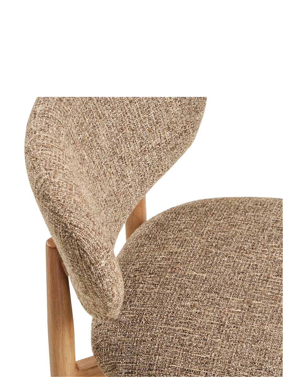 
Sedia da pranzo di design «Isola» - Rovere naturale / Beige