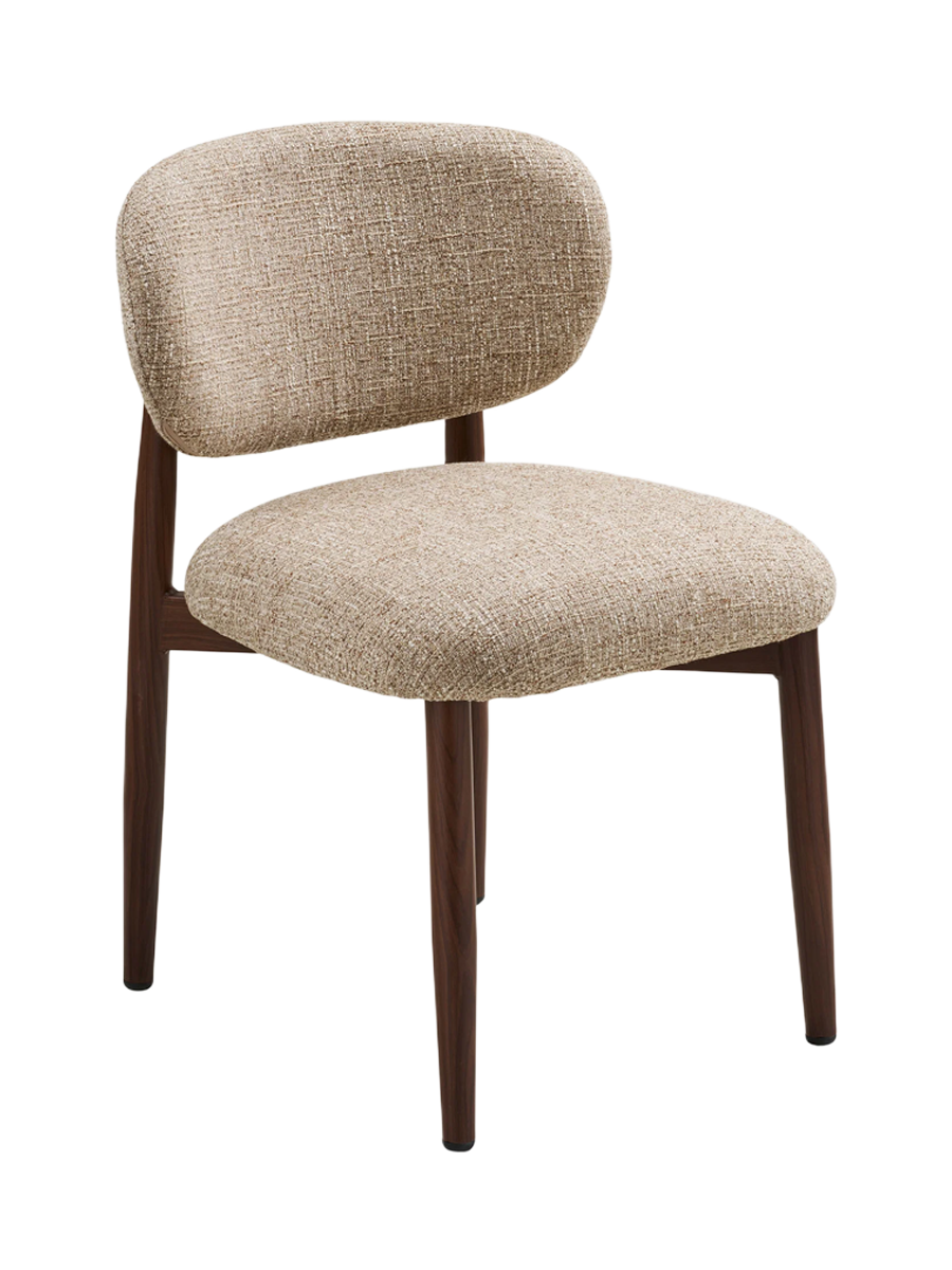 
Sedia da pranzo di design «Isola» - Rovere Marrone scuro / Beige