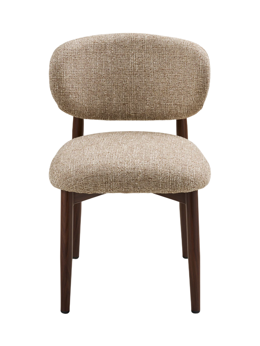
Sedia da pranzo di design «Isola» - Rovere Marrone scuro / Beige