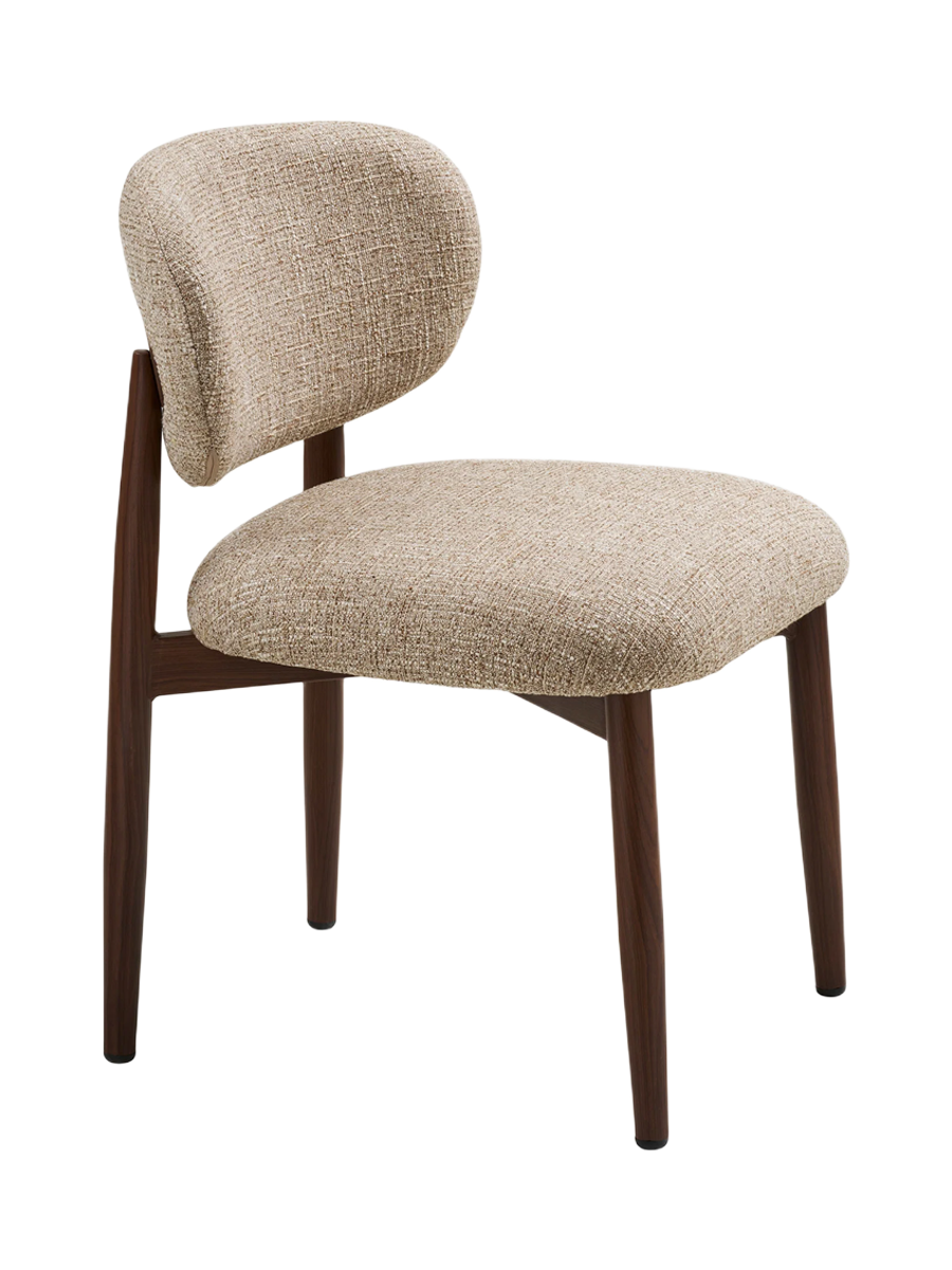 
Sedia da pranzo di design «Isola» - Rovere Marrone scuro / Beige