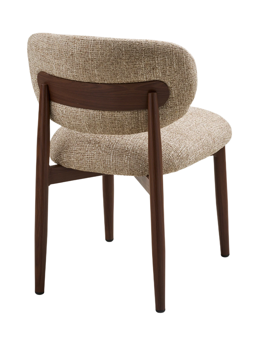 
Sedia da pranzo di design «Isola» - Rovere Marrone scuro / Beige