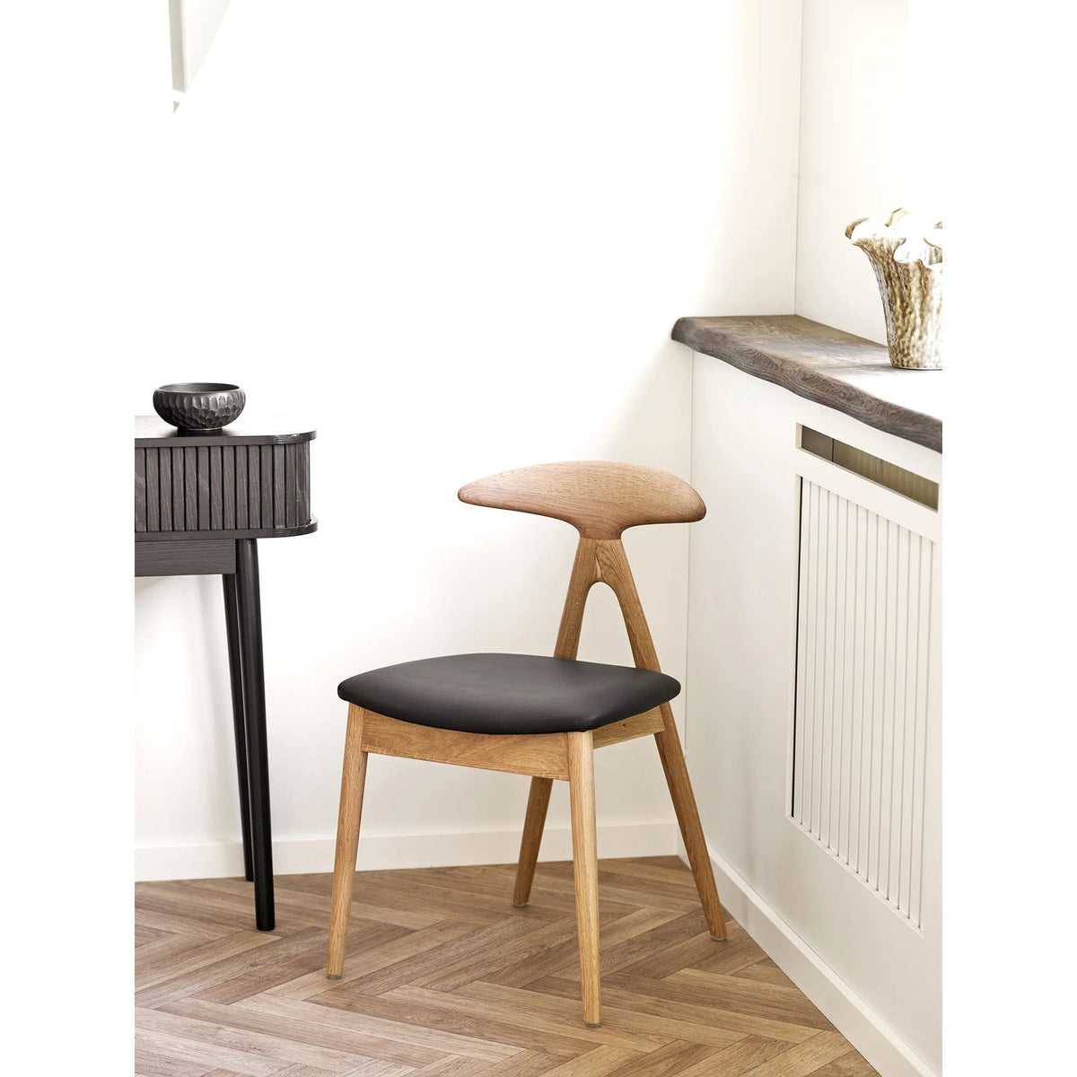 
"Verte" Design Lounge Chair - Terracotta / With footrest