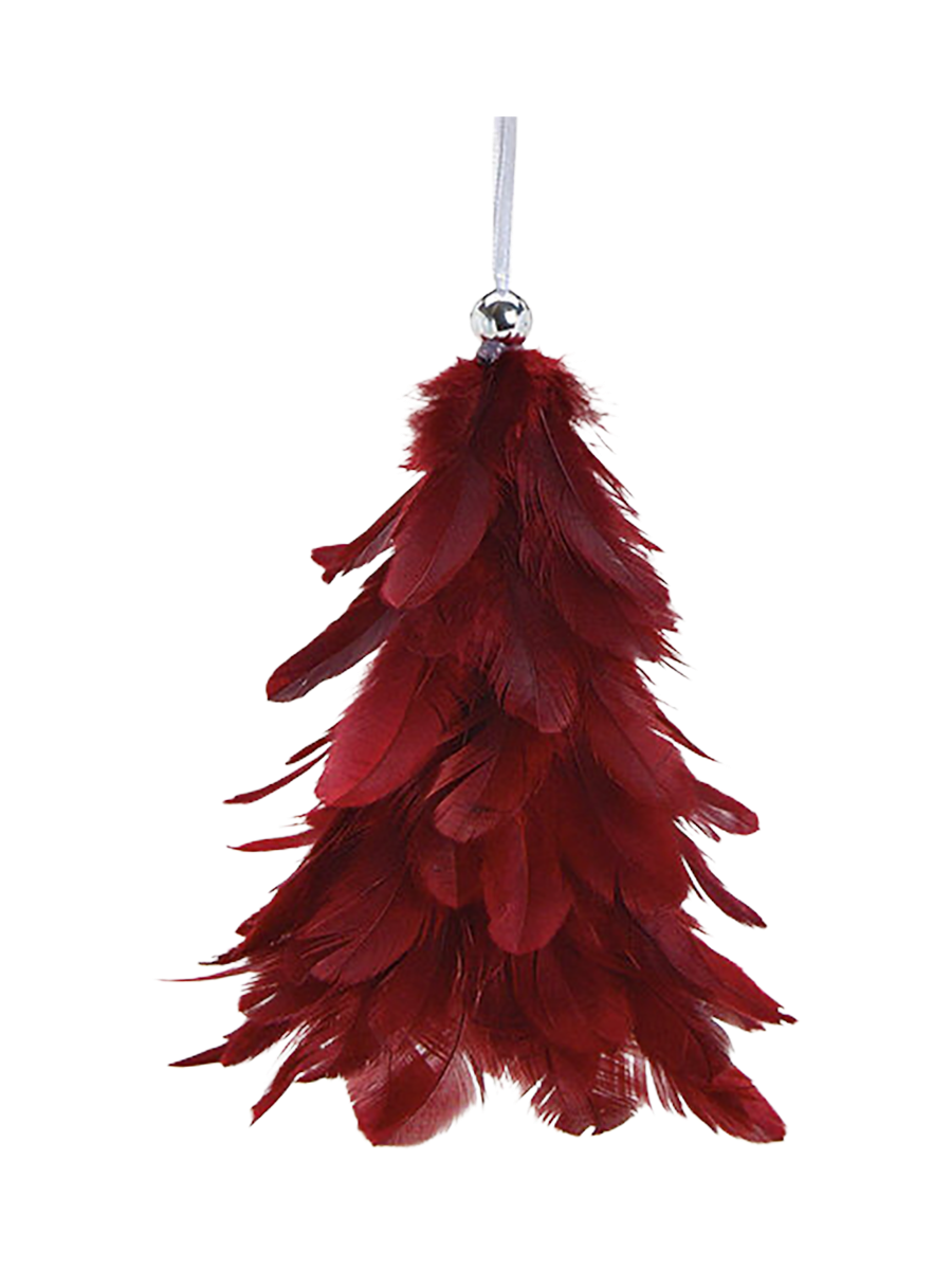 
Anhänger „Tannenbaum“ Ø 11/ H 13 cm - Bordeaux