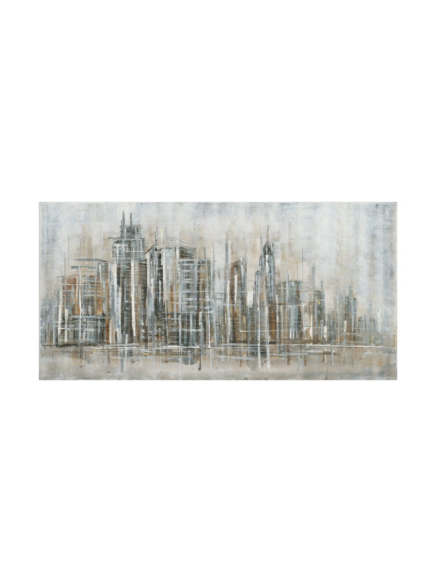 
Quadro dipinto a mano “New York astratta” 70 x 140 cm