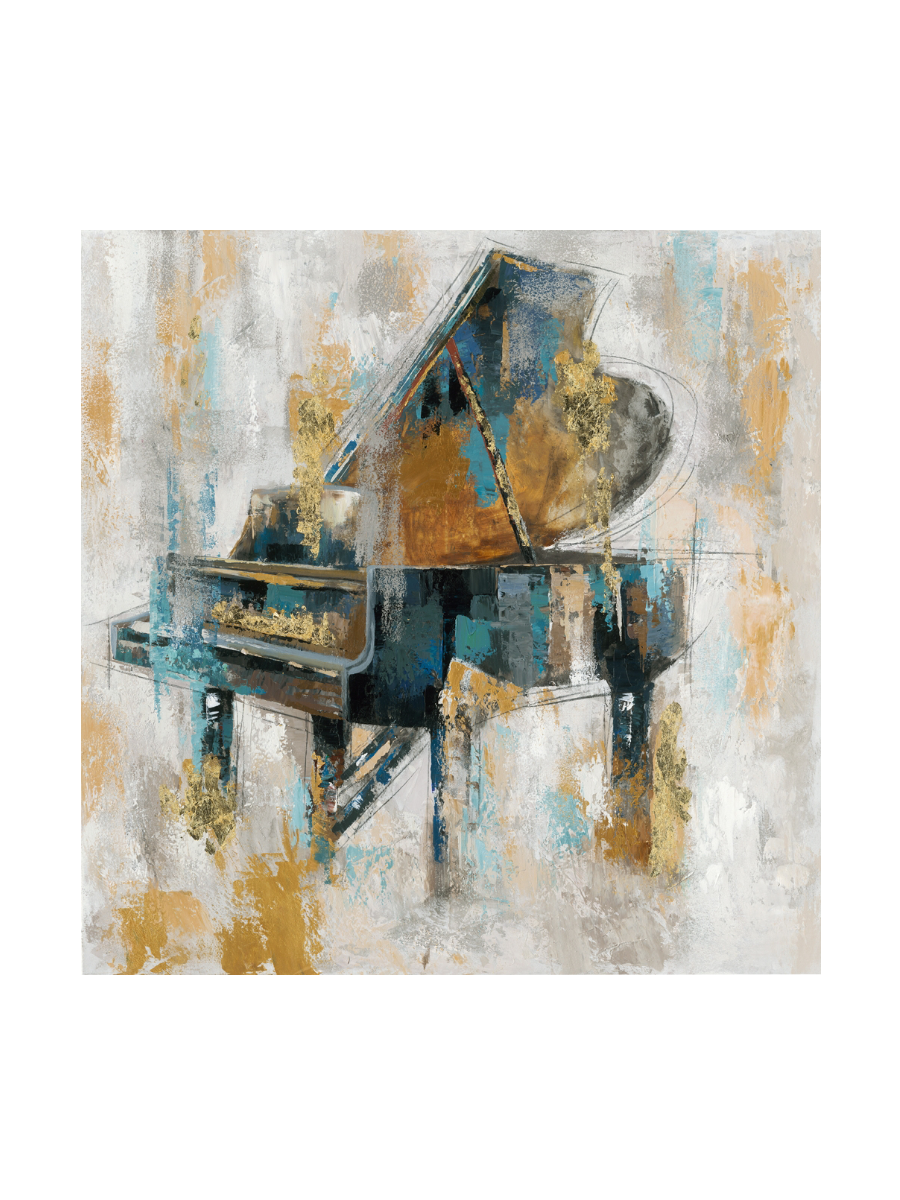 
Quadro dipinto a mano «Ali» 100 x 100 cm